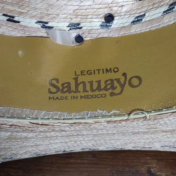 Sahuayo "Pecos" Woven Straw Hat - Picture 8 of 10